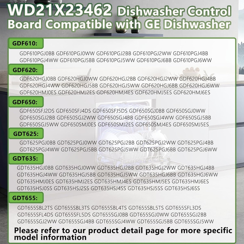 GE Dishwasher Control Board & User Interface, Compatible with Select Models gallery