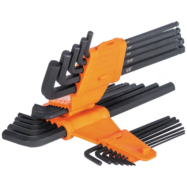 Klein Tools BLS22 Long Ball End Hex Key Set, SAE And Metric, 22 Pc gallery