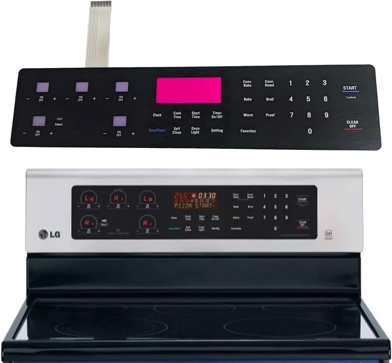 Durable Touch Control Panel Replacement for LG Stoves - Compatible Models Listed gallery