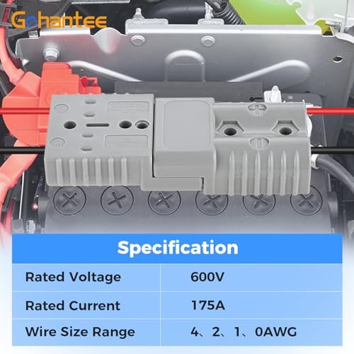 175A Battery Quick Connect Disconnect 10Pcs 1/0-4 Gauge for AWG Cable Wire gallery