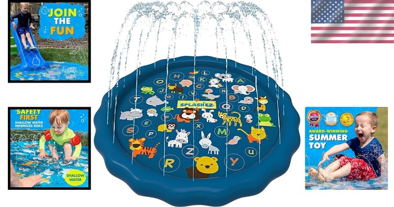 Splash Safely: 3-in-1 Learning Splash Pad for Kids – 60 gallery
