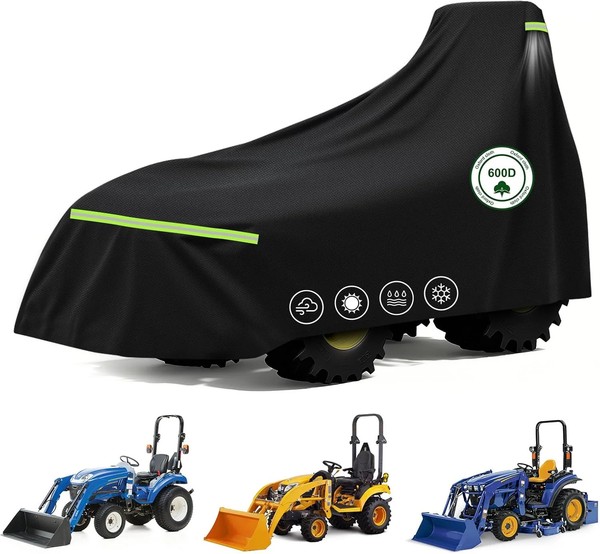 Tractor Cover Waterproof Heavy Duty, 600D Oxford Cloth with Air Vents, Tractor C gallery