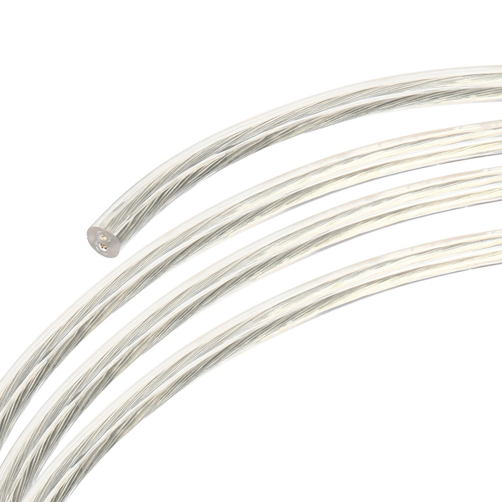 PVC Covered Wire 2 Core 18AWG 10m/32.8ft, Electrical Cable, Clear gallery