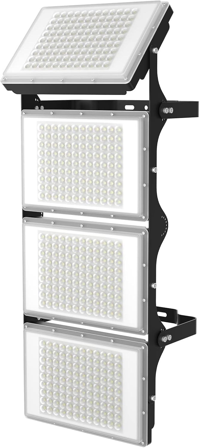 800W LED Flood Lights Outdoor 4 Head Adjustable Security gallery
