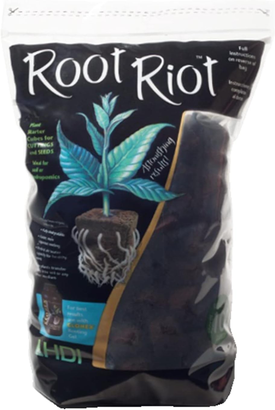 Ready-to-Use Root Riot Plant Starter Cubes - 100 Count for Indoor Gardening gallery