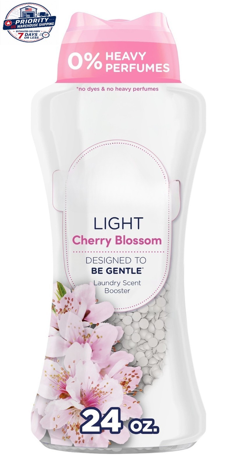 Light In-Wash Scent Booster Laundry Beads, No Heavy Perfumes, 24 oz gallery