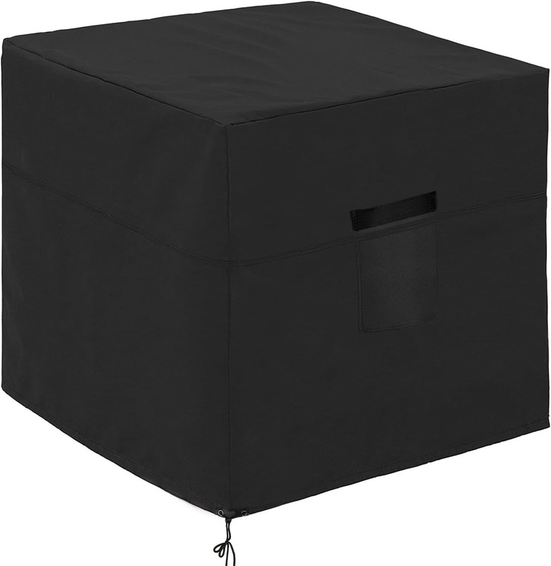 Universal 34” Air Conditioner Cover - Superior Winter Protection in Black gallery