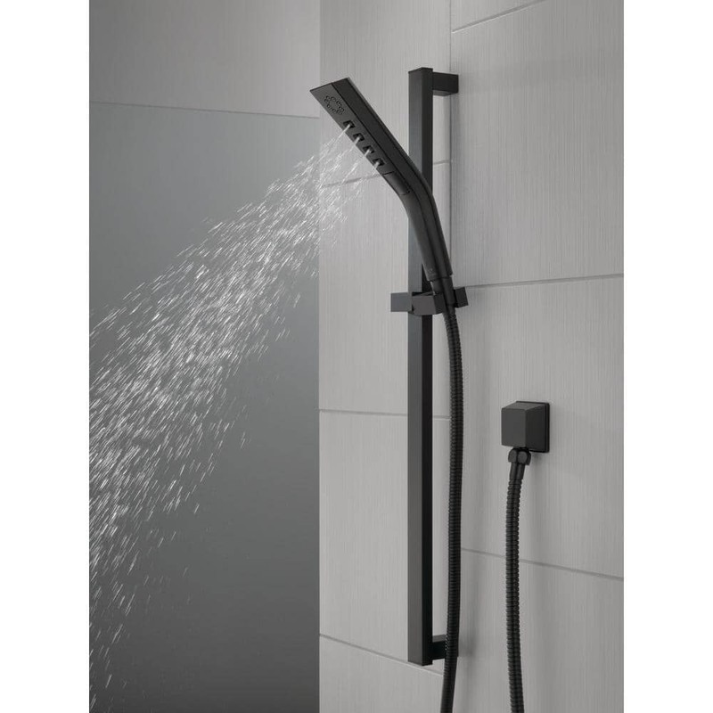Delta 3-Spray Patterns Wall Mount Handheld Shower Head 1.75 GPM in Matte Black gallery