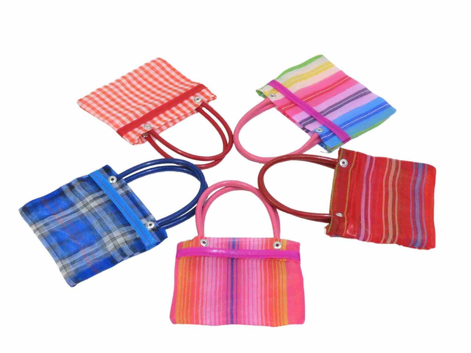 5 Pack Mini Mexican Mercado Tote Bags ( '5x8' ) gallery