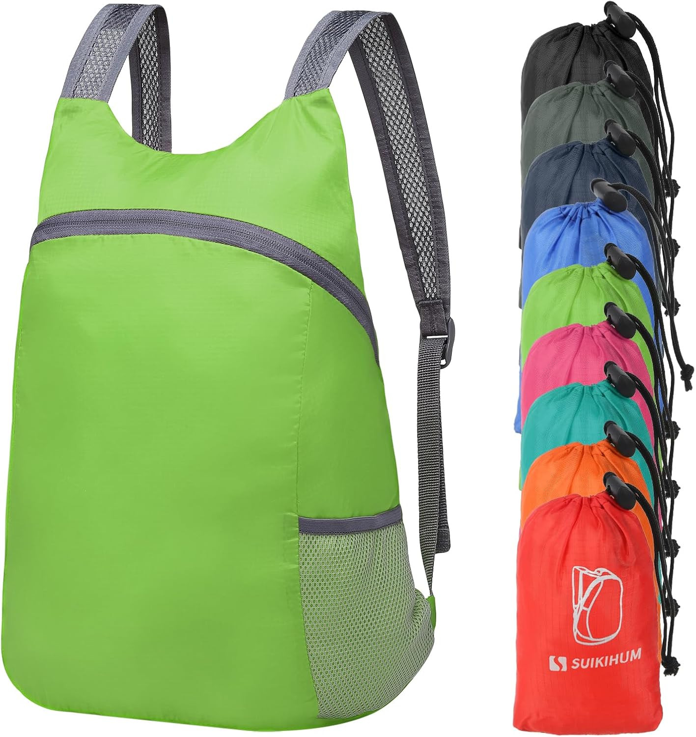 20L Ultra Hiking-Daypack Lightweight Foldable Travel Packable Backpack for Campi