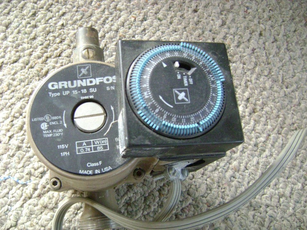 Grundfos Type UP 15-18 Circulator Pump PN-98264916 Made in USA