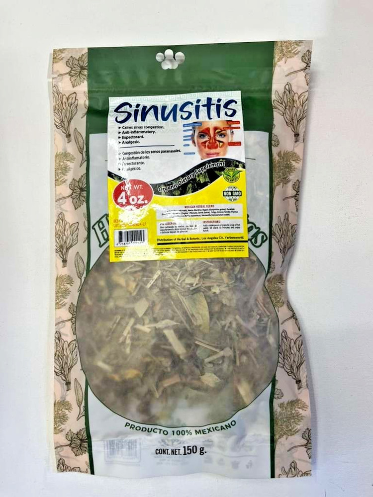 Sinusitis Herbal Blend 4 oz - Organic Mexican Herbal Tea / Té Natural de Hierbas