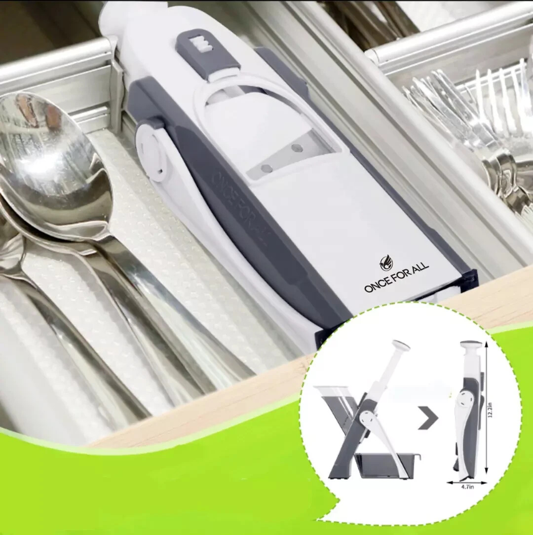 Safe Mandoline Slicer 5 in 1 Vegetable Chopper Food Potato Cutter gallery