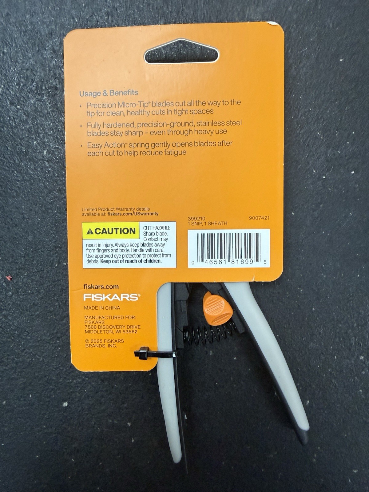 Fiskars Pruner Shears 5/8'' Garden Pruning Scissors and Steel Blades &Shears NEW gallery