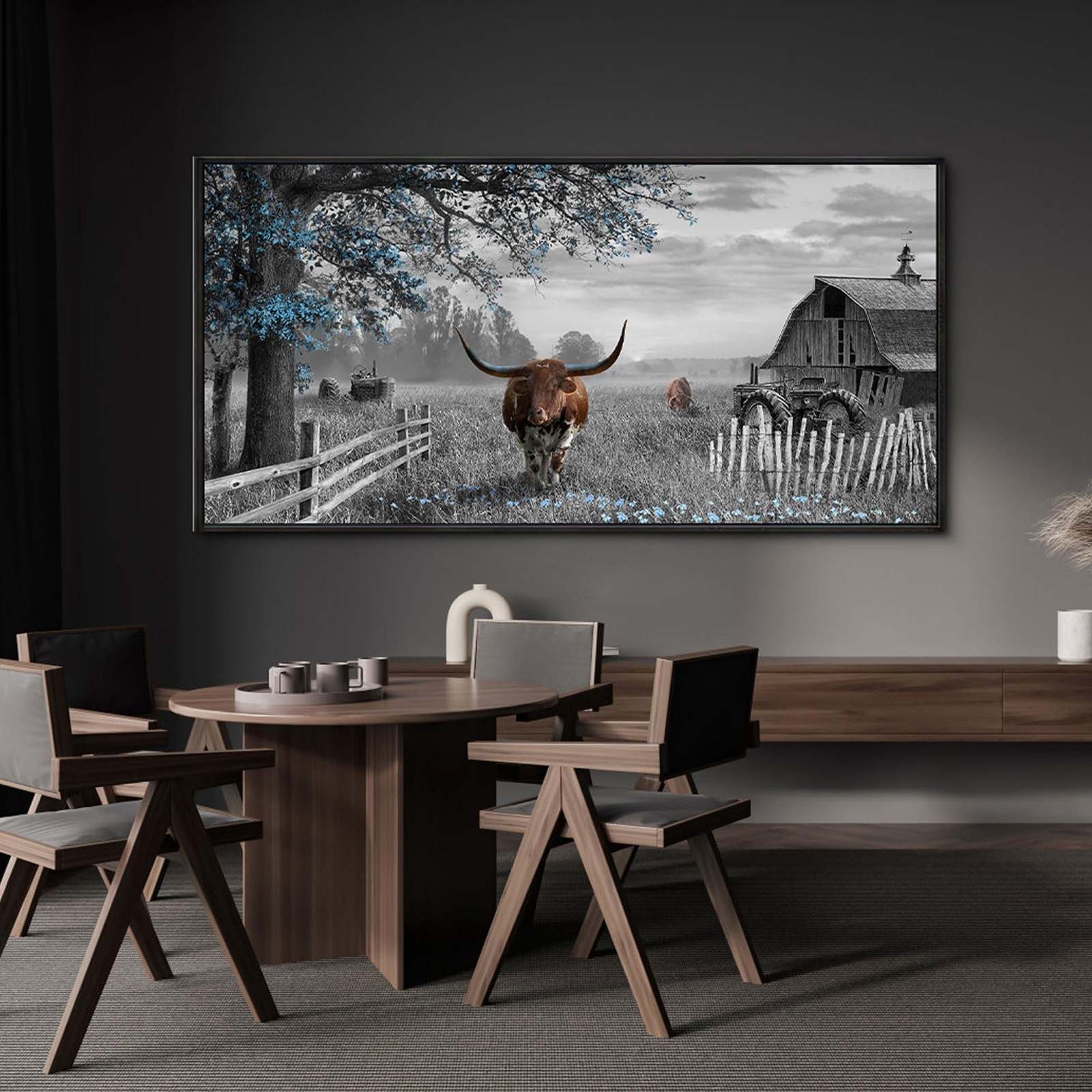yiijeah Western Decor for Home Large Pictures Wall Decor Living Room Modern ... gallery