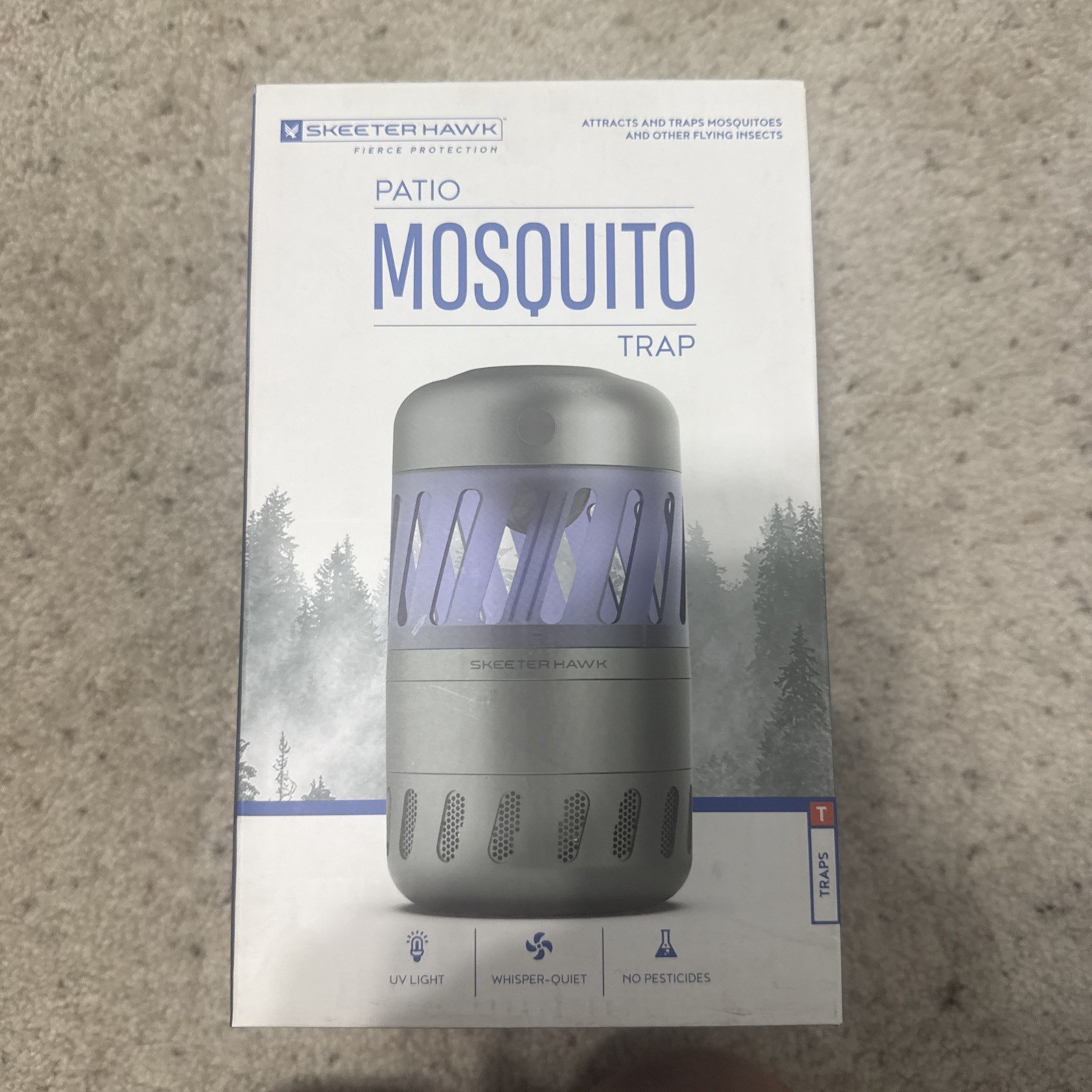 Skeeter Hawk Patio LED UV Mosquito & Flying Insect Trap Quiet Easy Clean NEW gallery