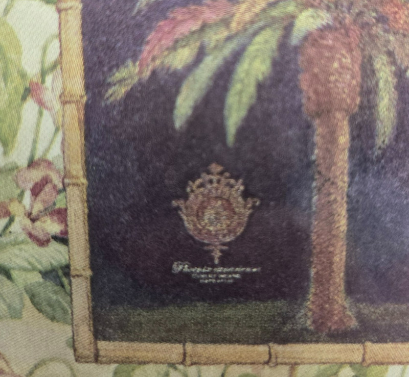 Home Decor Tile Wall Hanging Accent (Palm Tree) 3D Beige 8" L x 8" W x .5" D gallery