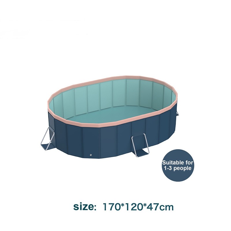 1.8m PVC Folding Pool, Non-Inflatable, for Outdoor Patio, Garden & Beach gallery