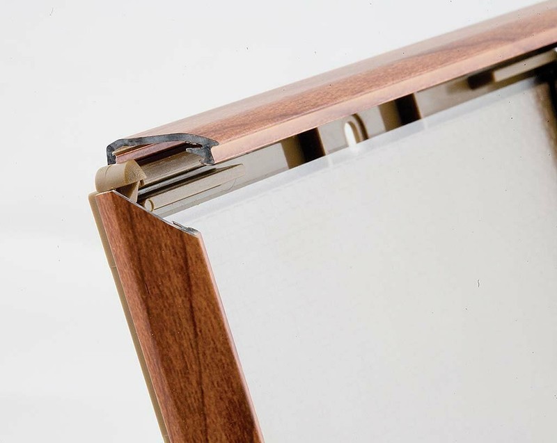 Snap 8x10 Frame, 0.55" Wood Effect, Mitered Corner, Back Support, Front Loading gallery