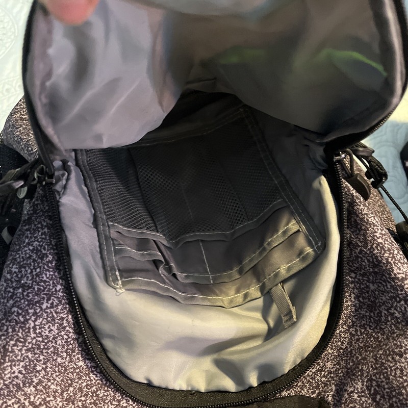 HIGH SIERRA  backpack with suspension strap system - Black/green 2