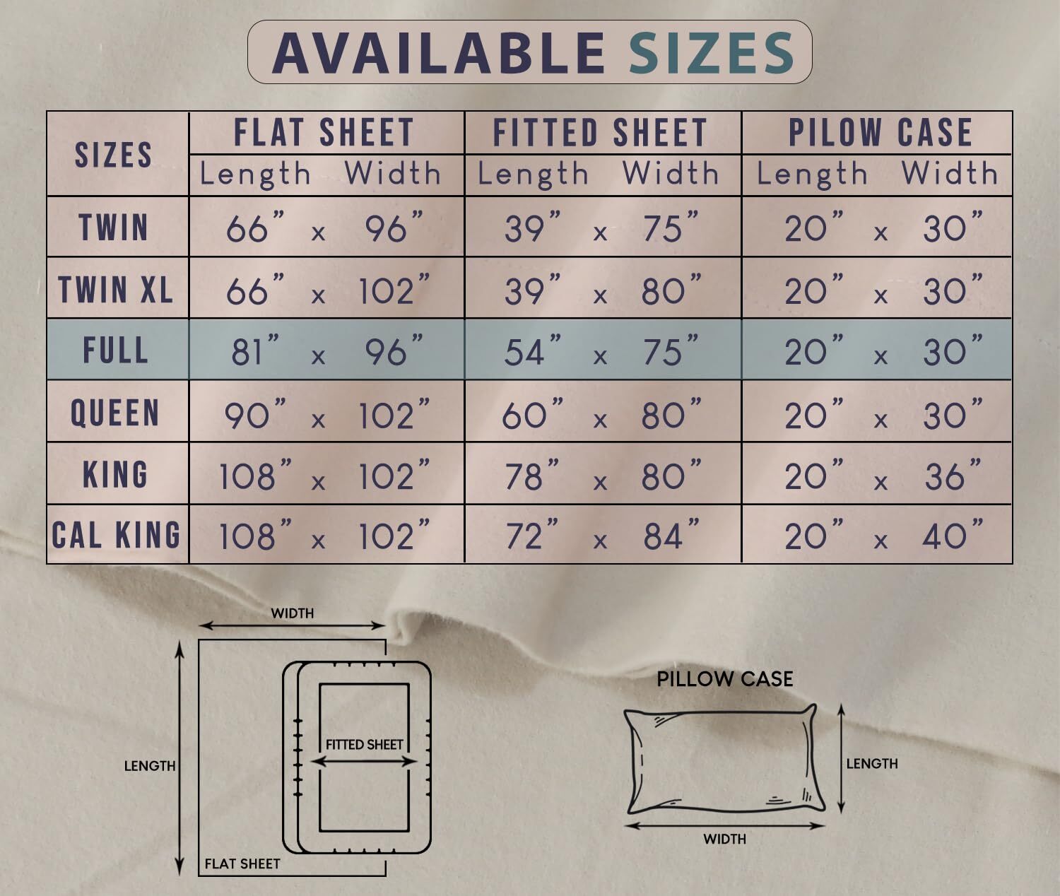 100% Cotton Flannel Sheet Set Deep Pockets Breathable Warm 170 GSM Soft Cozy gallery
