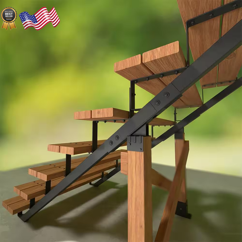 12 Step Steel Stair Riser Stringer And Connector Kit In Matte Black FREE SHIP gallery