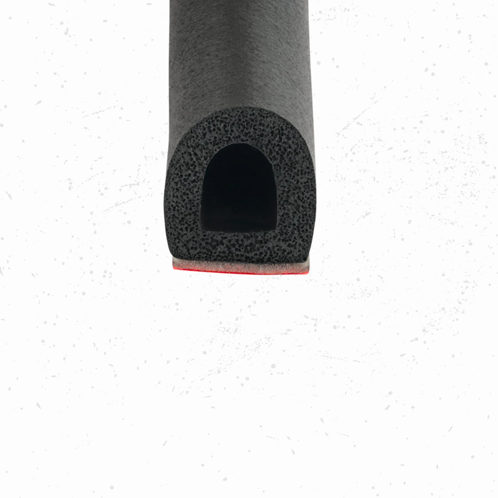 M M Seals A079-50F D-Shape Weather Stripping Door Seal Soundproofing Hollow gallery