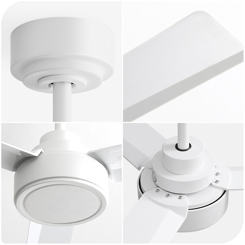 52" Outdoor Ceiling Fan Without Light with Remote Control ,6-speed Reversible DC gallery