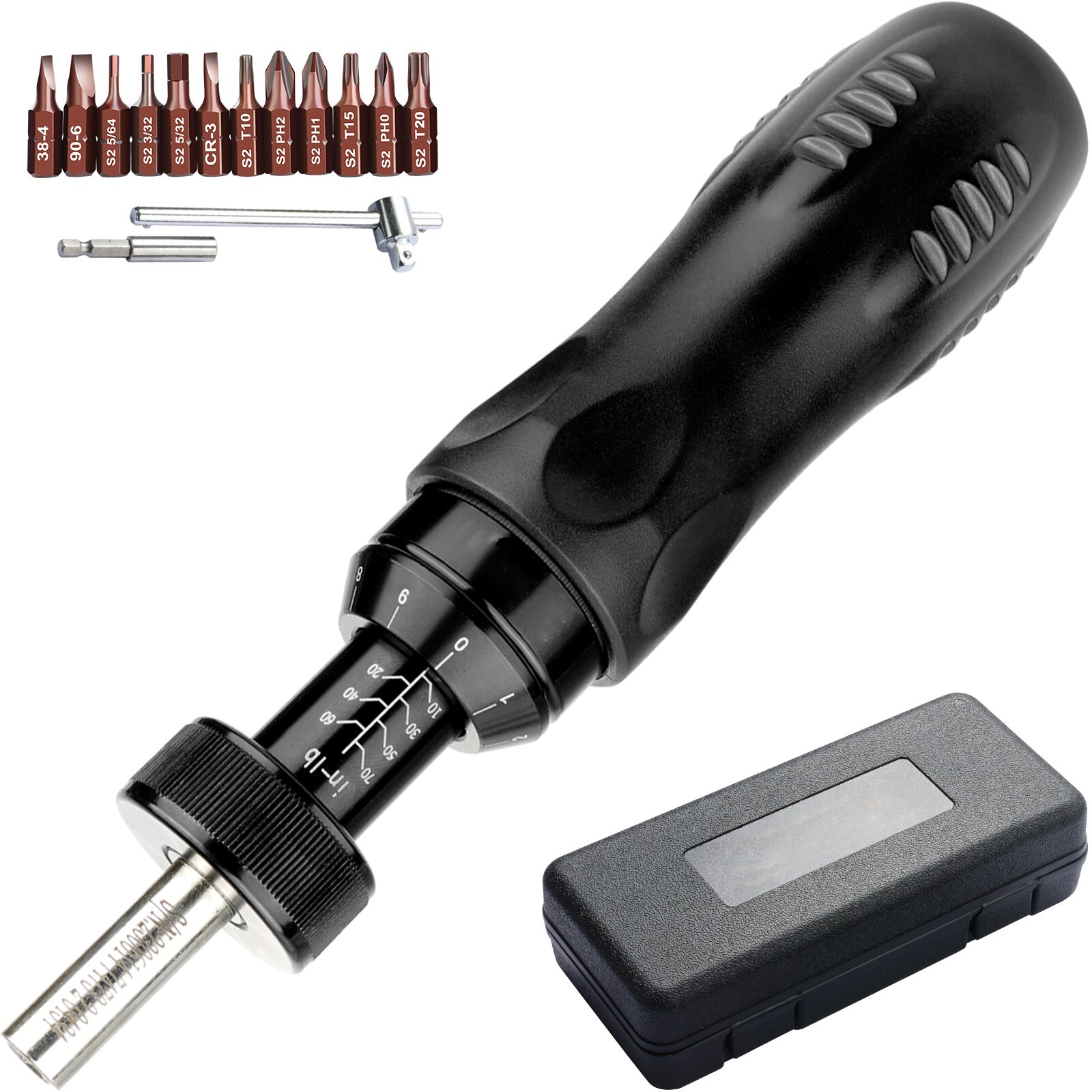 Adjustable Torque Screwdriver 1/4" Range 10-70 in/lb w/ 1 in-lb Increment gallery