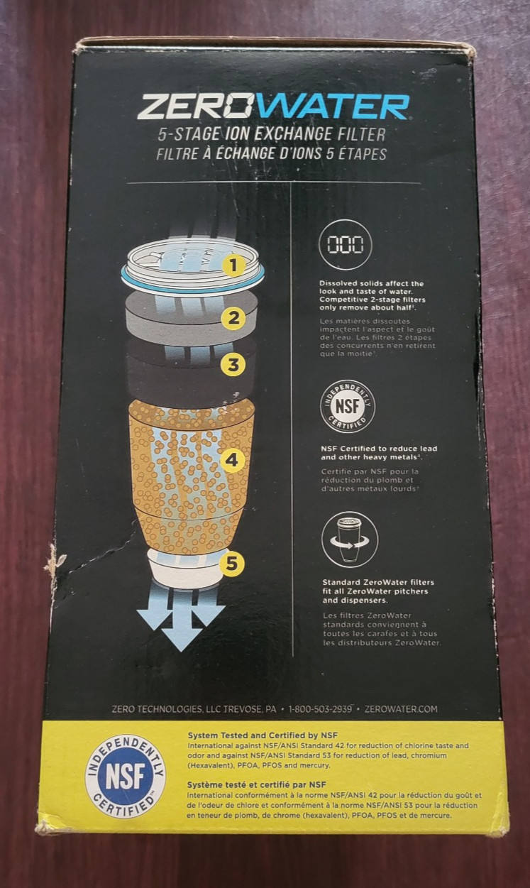 ZeroWater 23-Cup Dispenser Pitcher Ready-Pour 5-Stage Water Filter gallery