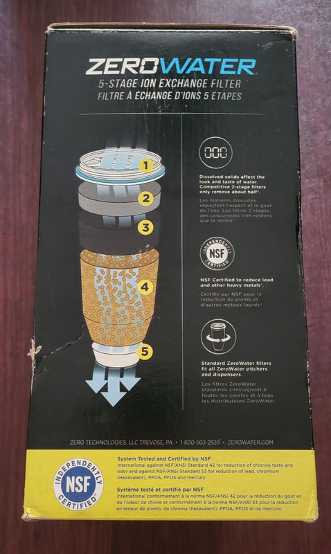 ZeroWater 23-Cup Dispenser Pitcher Ready-Pour 5-Stage Water Filter gallery