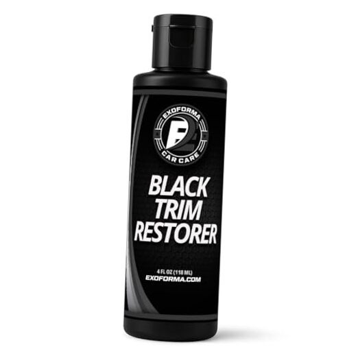 Black Trim Restorer - Unique Dye-Infused Formula Lasts 6+ Months - 4 Oz gallery