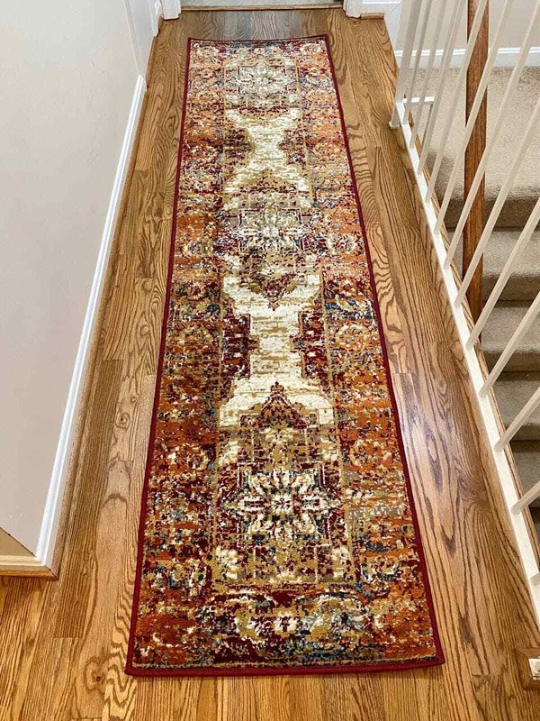 New Distressed pattern Area Rug Floor 8x11, 5x8 Carpets and 2x8 Runners gallery