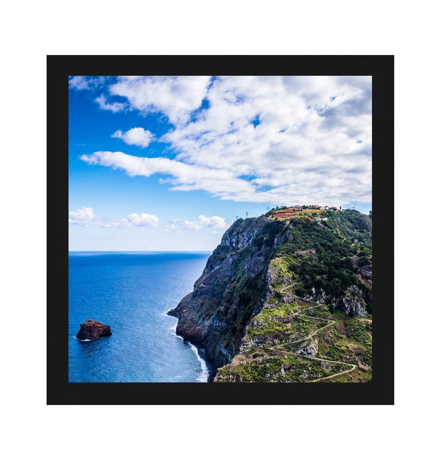10x10 Black Picture Frame, Tabletop and Wall Mounting, Decoration gallery