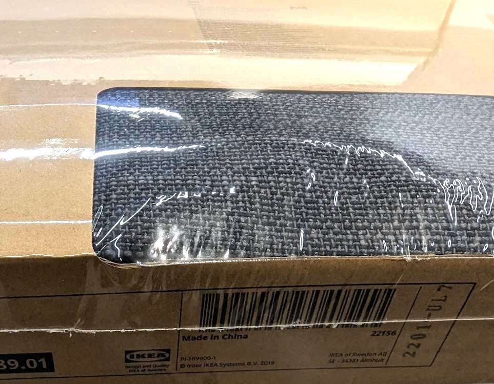 Ikea KIVIK Chaise Lounge Section Cover Slipcover HILLARED ANTHRACITE New! SEALED gallery