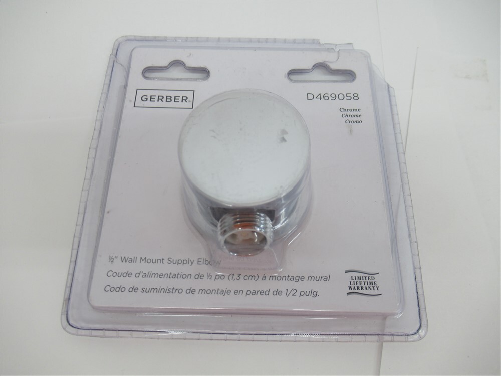 Gerber D469058, 1/2" Wall Mount Supply Elbow