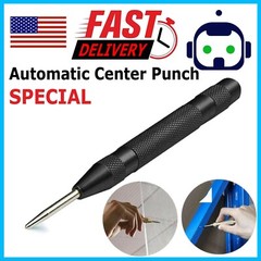 Super Strong Automatic Centre Punch Adjustable Spring Loaded Metal Drill TooL