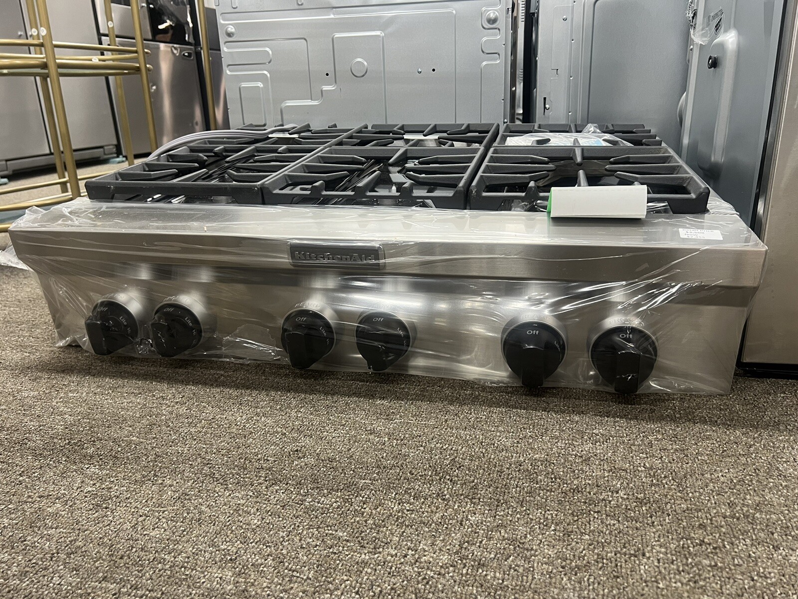 KitchenAid Commercial Cooktop kgcu467vss01 gallery