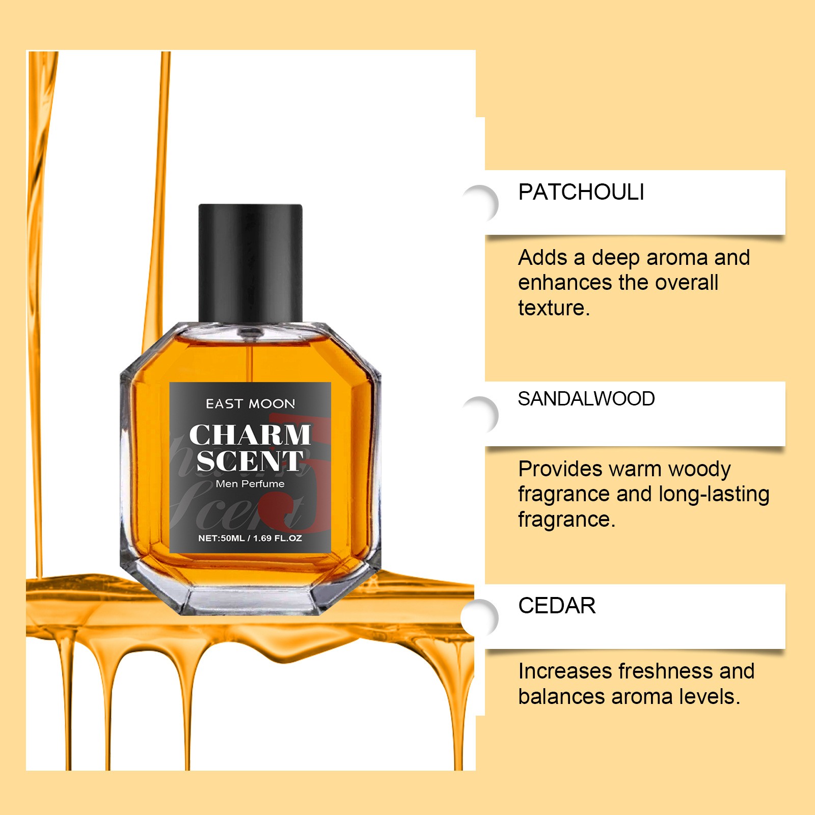 Men's Perfume Long-lasting Light Perfume Wooden gallery