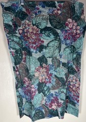 Standard Pillowcase Floral Hydrangea Combed Cotton Blend Blue Green Pink Purple