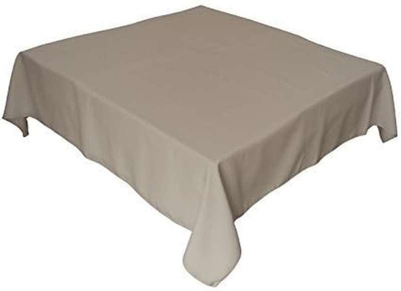 Polyester Poplin Washable Square Tablecloth, Stain and Wrinkle Resistant Square gallery