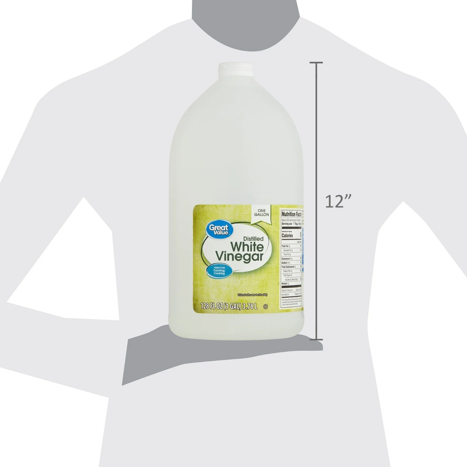 (4 pack) Great Value Distilled White Vinegar, 128 fl oz gallery