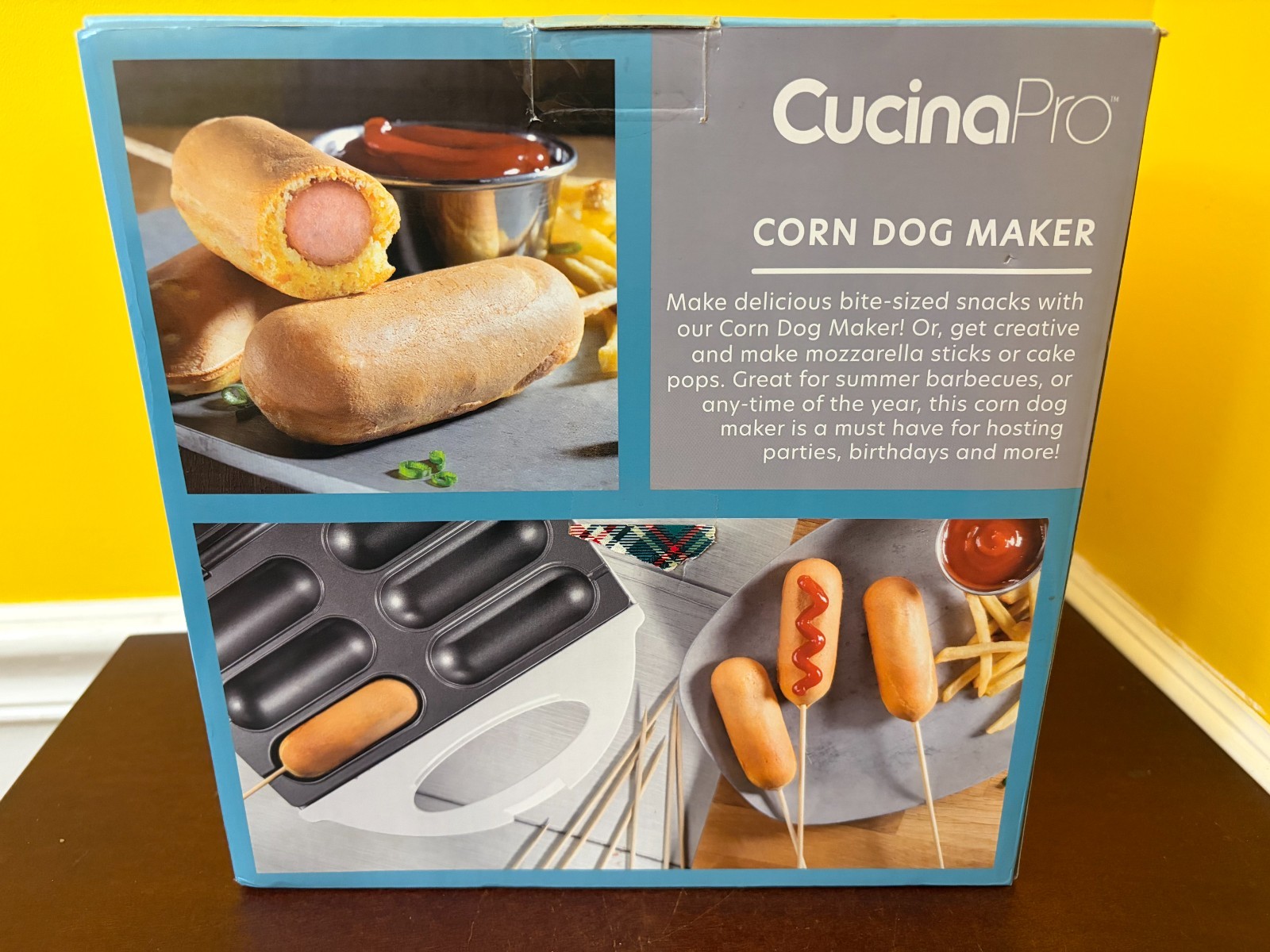New CucinaPro Bite-Size Corn Dog & Appetizer Maker Model HL1550 gallery