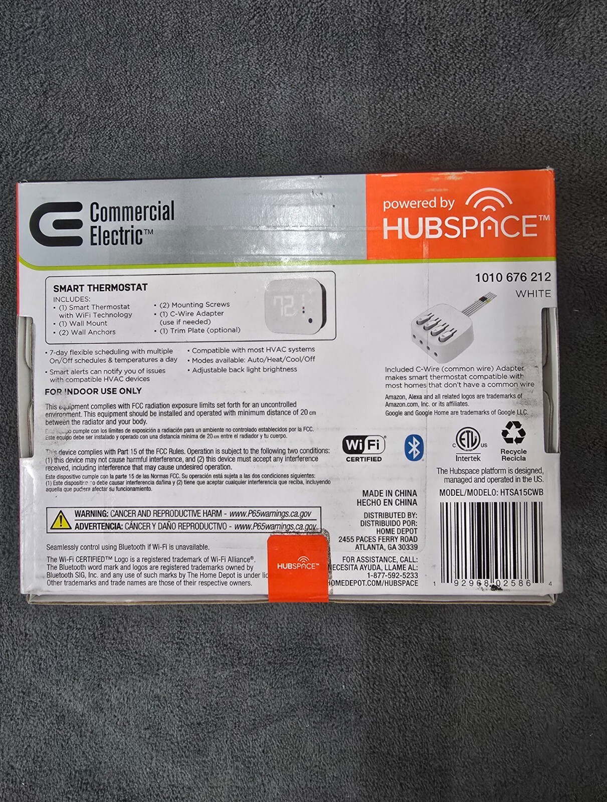 Wi-Fi and Bluetooth Enabled Smart Programmable Thermostat with Schedules gallery
