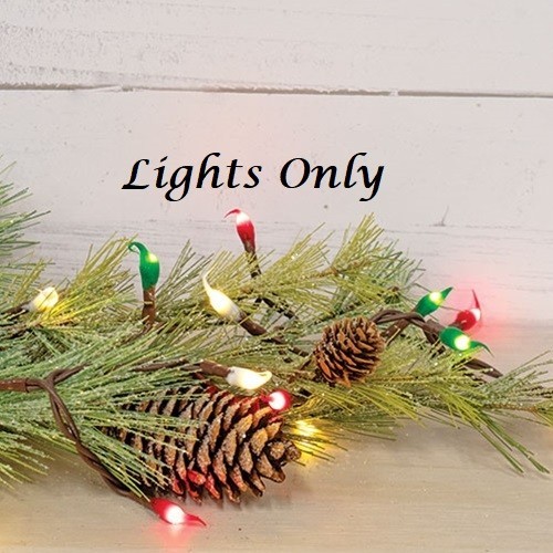 NEW PRIMITIVE SILICONE BULB LIGHT STRAND RED GREEN WHITE Bulbs 20 Ct INDOOR ONLY gallery