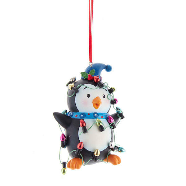 Whimsical Penguins Ornament gallery
