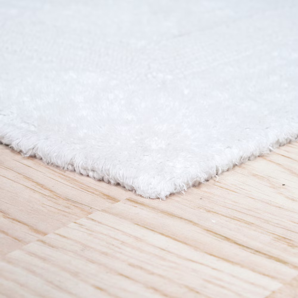 2pc Solid Bath Mat Set White - Yorkshire Home gallery