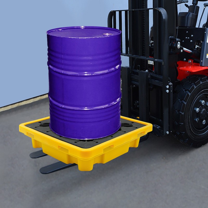 Spill Containment Platform, Spill Containment Pallet, Yellow and Black gallery