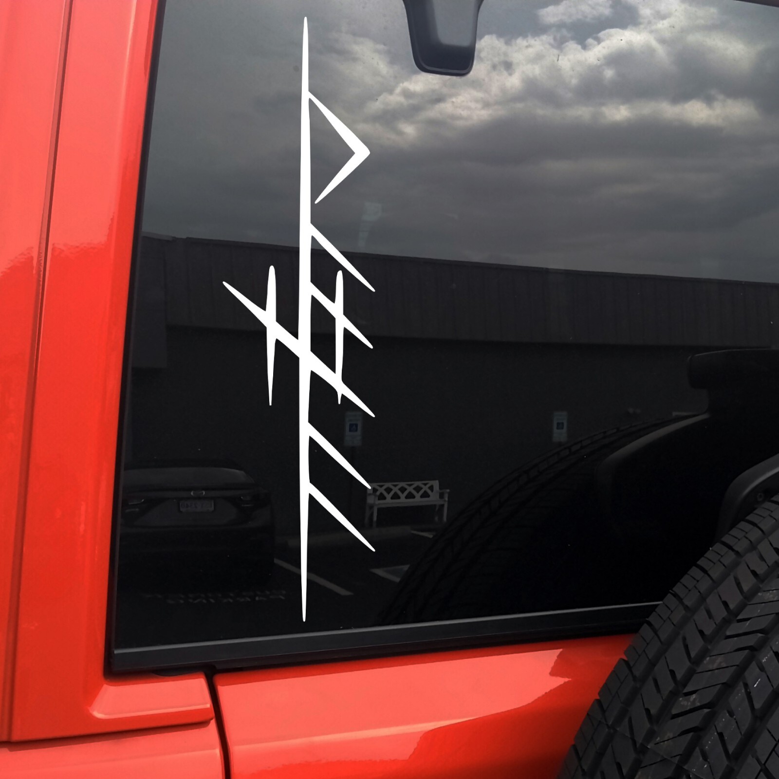 Valhalla Bind Rune Vinyl Decal | Viking Bindrune Norse Mythology Sticker gallery