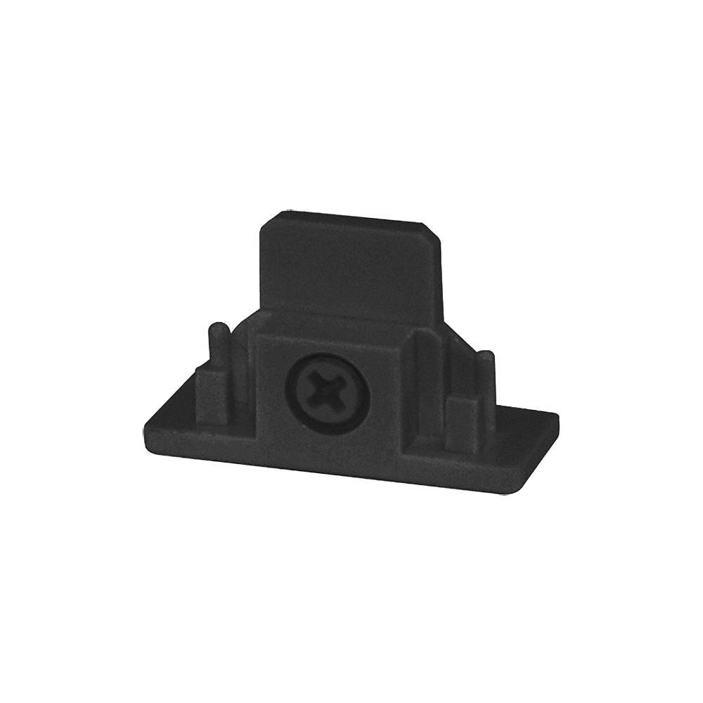 JUNO LIGHTING R28 BL Track Dead End Connector,Black,1in 45DN26 gallery